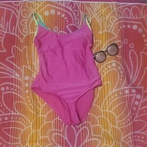 Vibrant Pink One-Piece JUNIORS Swimsuit